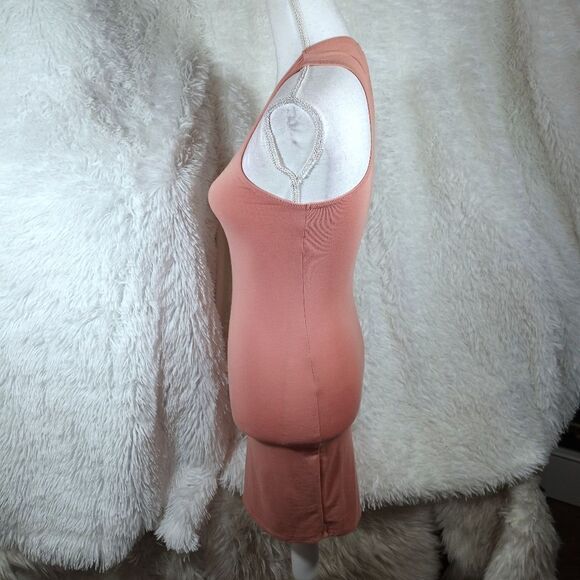FOREVER 21 PINK BODYCON TANK DRESS SZ.S EUC - Picture 5 of 7